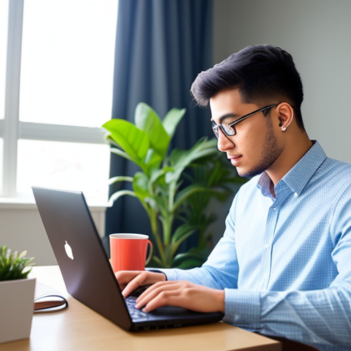 Estudiante de Psicología virtual