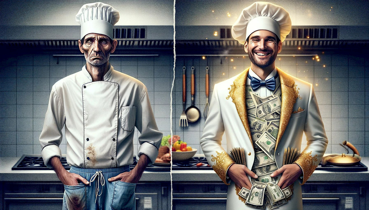 Las dos caras de la gastronomía