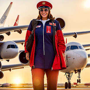 Piloto en el Aeropuerto