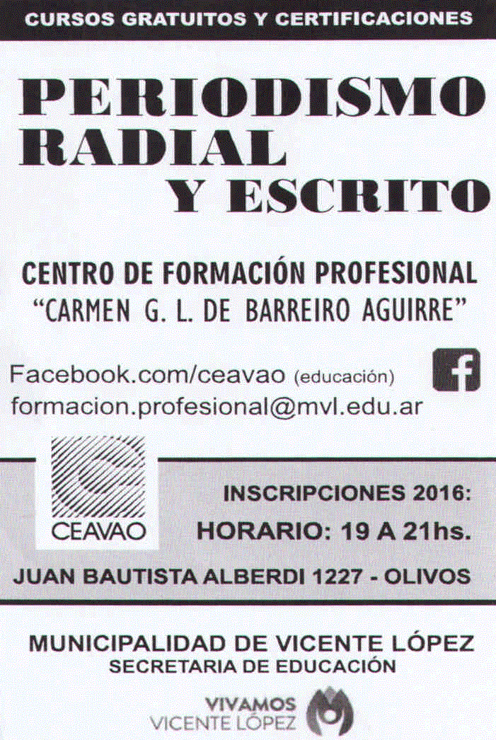 Curso Gratuito de Periodismo Radial y Escrito